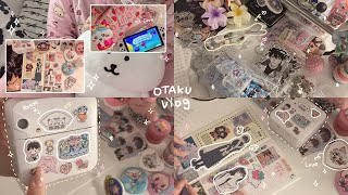 vlog 테무에서 산 오타쿠 이푸를 소개합니다(?) | 오타쿠 브이로그 테무깡 쇼핑 스티커 키링 |  otaku vlog