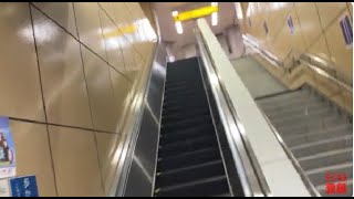 【三菱】3X エスカレーター　長町南駅 3X escalator Nagamachi-Minami station Sendai Subway Miyagi Japan