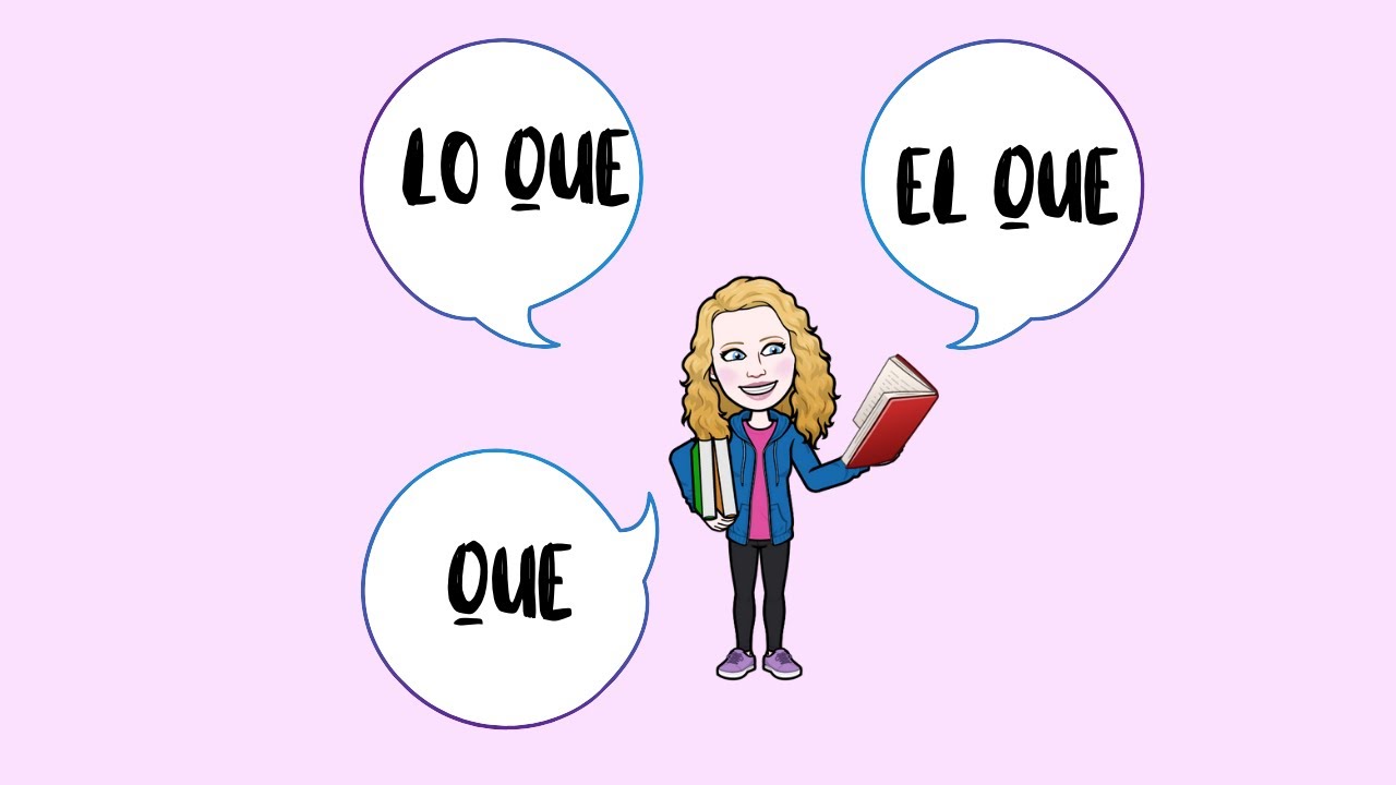 How To Use El Que, Lo Que - Learn Spanish For Beginners - YouTube