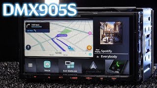 Kenwood DMX905S Digital Media Receiver - WebLink, Waze, YouTube, and No Disc Slot