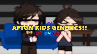 AFTON KIDS GENES! // PAST Mr(s). Afton // FNAF // daave