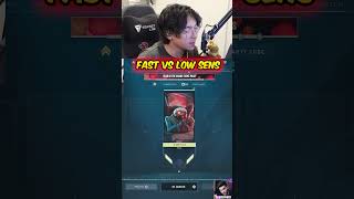 Tenz Explains Low vs Fast Sens - Valorant