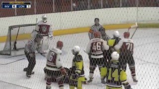 Mason Webster vs Harrison Lillis NIHL fight 20-12-15