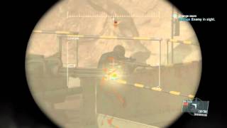 METAL GEAR ONLINE (MGO3) - Pistol Sniping