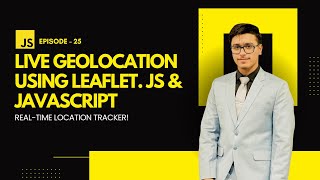 EP 25: Live Geolocation using Leaflet API | Real-Time Location Tracker in JavaScript (in Hindi/Urdu)