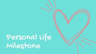 Personal Life Milestone Video Template (Editable)