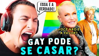 SUPER XANDÃO REAGINDO - O QUE A BÍBLIA FALA SOBRE O CASAMENTO HOMOAFETIVO???