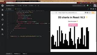Declarative D3 charts with React 16.3