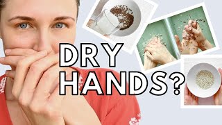 2 Natural Hand Scrubs - Home Remedies For Dry Hands \u0026 Hand Eczema l Natural Skin Exfoliators