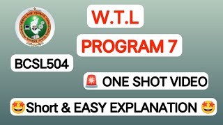 VTU | Web Technology Lab | 5th Sem | BCSL504 | JavaScript JSON Program 7 | JSON, CSV & Hash