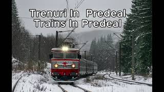 Trenuri in Predeal/Trains in Predeal Decembrie 2024