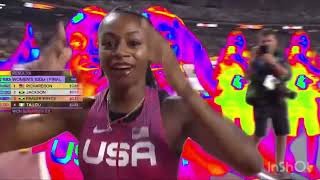 Sha’Carri Richardson 2024 Olympics Highlights (All 3 Rounds￼) 🔥💪☝🏾