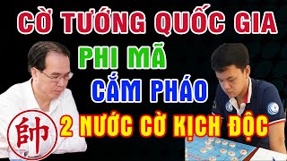 Nguyễn Thành Bảo vs Vũ Quốc Đạt phi mã cắm pháo 2 nước cờ kịch độc