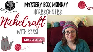 🧶Mystery Box Monday: Herrschners Famous Maker \u0026 Mill End Yarn 🧶| Nichecraft| 📦 February 2023