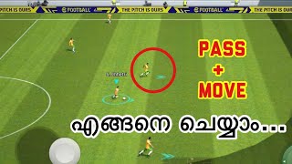 Pass & Move ചെയ്യാം | PES 2023 | eFootball 2023 | Malayalam