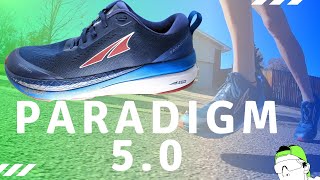 ALTRA Paradigm 5.0 First Run | Zero Drop Stability Road Running Shoe