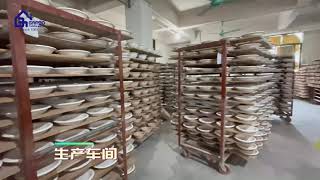 Factory Making \u0026 Manufacturing process of Garbo Ceramic Tableware