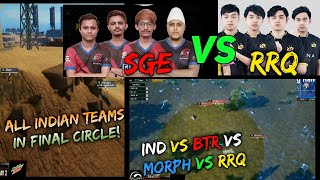 All Indian teams in final circle!|SGE vs RRQ| IND vs BTR vs RRQ vs MORPH| PMWL East day 2 Highlights