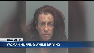 Estero woman charged with huffing while driving