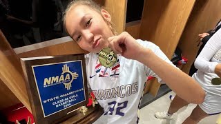 Elaina Clani #22 KC Lady Broncos Highlights from 2024 NMAA 4A State Championship Game