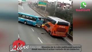 [VÍDEO VIRAL] LIMA: GRABAN A CONDUCTOR VIOLENTO.