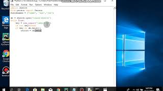 make a simple database application with python Tkinter #5