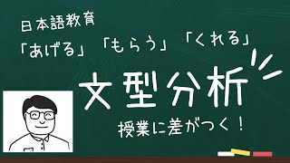 【文型分析】「あげます」「もらいます」「くれます」