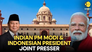 PM Modi Press Conference LIVE:  PM Modi And Indonesian President Joint Press Meet | WION LIVE