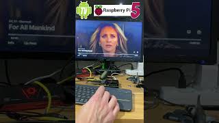 Android TV Raspberry Pi 5. Installation Tutorial with Google Play store tomorrow. #raspberrypi5