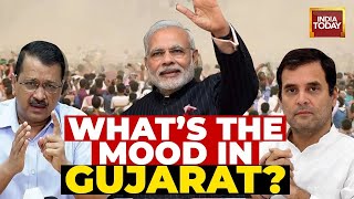 Gujarat Elections 2022 LIVE: Gujarat Assembly Polls | Kejriwal Vs PM Modi | BJP Vs AAP Vs Congress