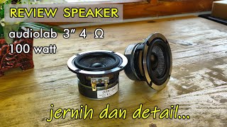 Review Speaker 3 inch audiolabs