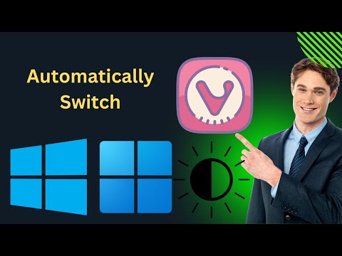 How to Automatically Switch to Light or Dark Theme in Vivaldi Browser on Windows 11 or 10?