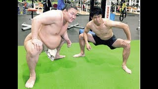 横綱・白鵬と相撲で完敗！！『サバンナだったら俺が勝つ！！』タレント・武井壮！！