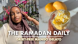 A SUNDAY IN MY LIFE | Easy Mango Gelato Recipe! | The Ramadan Daily | Aysha Harun