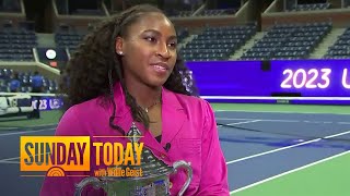 Coco Gauff on her impact to kids after winning US Open at 19