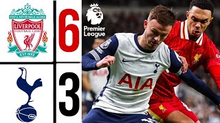 Liverpool vs Tottenham 6-3 | Premier League HIGHLIGHTS \u0026 GOALS | Spurs Defeat at Home