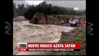 Nuevo huaico azotó Sayán