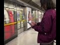 jubilee line 1996 stock arriving at waterloo that sound