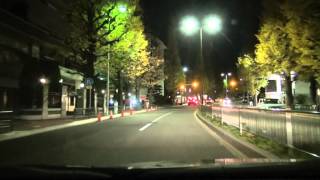 Japan Drive Tokyo 1080p Gaien nishi dori Ave.（from Meguro dori）