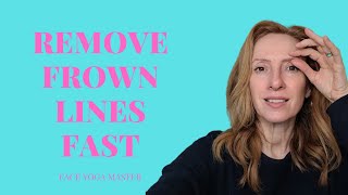 How to Remove FROWN LINES Massage Technique