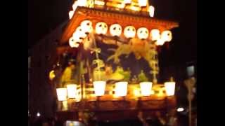 うちわ祭り2012　銀座区、山車庫へ帰還