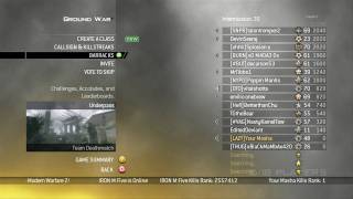 Modern Warfare 2 Xbox Live Lobby Funny Rant