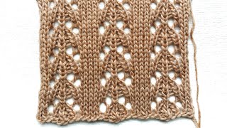 Laconic openwork pattern 💕 Simple knitting pattern for beginners