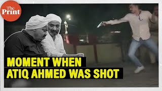 Prayagraj, UP: Moment when Atiq Ahmed, his brother Ashraf Ahmed were shot