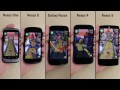 nexus 5 vs. nexus 4 vs. galaxy nexus vs. nexus s vs. nexus one