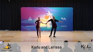 BRAZILIAN ZOUK Dance Choreography by Kadu and Larissa at Casa do Zouk Congress (2019)