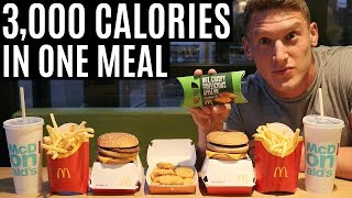 3,000 CALORIES IN ONE MEAL | IIFYM Full Day of Eating