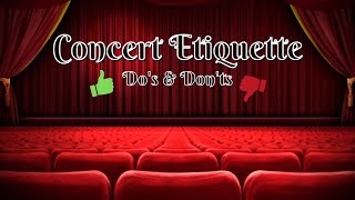 Concert Etiquette Review