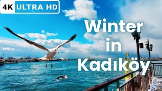 📍 End of Winter Walk in Kadıköy, İstanbul | 4K