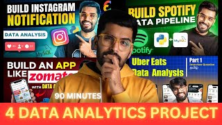 4 Real-Time Data Analytics Projects: 𝐙𝐨𝐦𝐚𝐭𝐨, 𝐒𝐩𝐨𝐭𝐢𝐟𝐲, 𝐈𝐧𝐬𝐭𝐚𝐠𝐫𝐚𝐦, 𝐔𝐛𝐞𝐫 Explained in Tamil